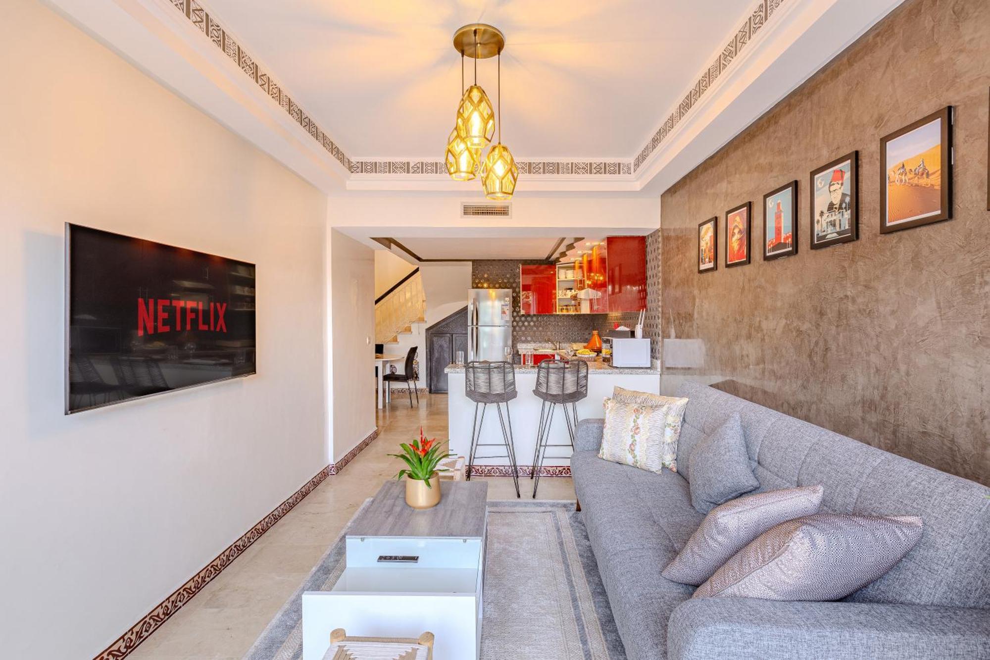 Magnifique Duplex Avec Piscine Privee Marrakesch